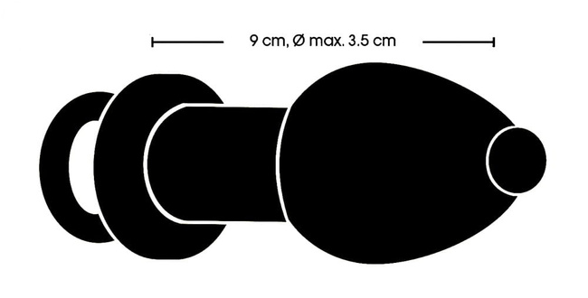 Zestaw bondage - kajdanki z korkiem analnym