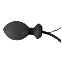 Pompowany plug analny z wibracjami