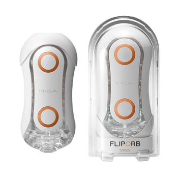 WYCOFANE ZE SPRZEDAŻY Masturbator Orange Crash TENGA Flip