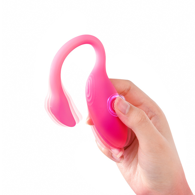 Jajeczko Flamingo Max, różowe, aktywnie reagujące na dotyk, sterowane aplikacją Magic Motion