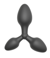 3w1 zestaw – 3 połączone korki analne Ø2,9 cm, Ø 3,4 cm i Ø 3,9 cm, bardzo elastyczne, silikon