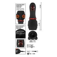 Profesjonalny masturbator napędzany dwoma silnikami