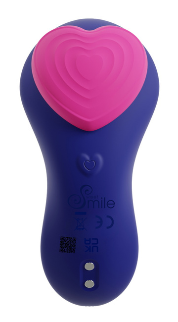 Dyskretny wibrator spacerowy do majtek z pilotem, 9 wibracji, magnetyczne mocowanie w kształcie serca