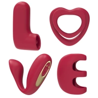 LOVE KIT 4 w 1 dla par! Super zestaw interaktywny. Przyjemność pomnożona razy cztery!