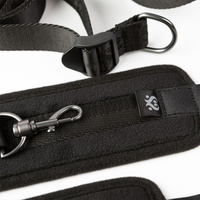 Uprząż do narzucania pozycji SEI MIO, zestaw pasów do unieruchamiania w komplecie zagłówek rogal,  soft BDSM, bondage
