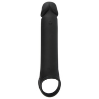 Wibrująca nakładka na penisa +8 cm z 10 trybami wibracji za pomocą bezprzewodowego pilota