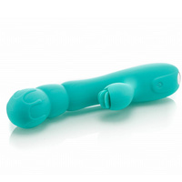 Wodoodporny wibrator z nowoczesnym stymulatorem clitoris