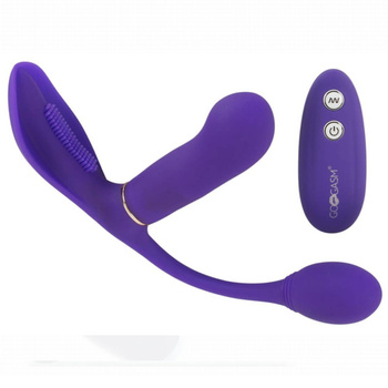 Wibrator spacerowy 3w1 do pochwy, anusa i clitoris