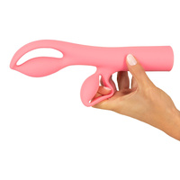 Królik Alicji – bajeczny elastyczny wibrator z królikiem do łechtaczki, 25 cm I wkładane 13,3 cm, silikon, IPX7