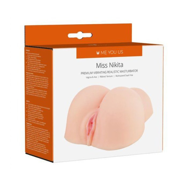 Panna Samanta soczysta wibrująca cipka i dupka - masturbator anatomiczny z 2 silnikami sterowanymi pilotem