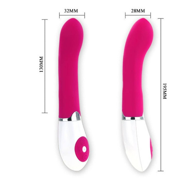 Mega potężny, wąski wibrator z trzema silniczkami