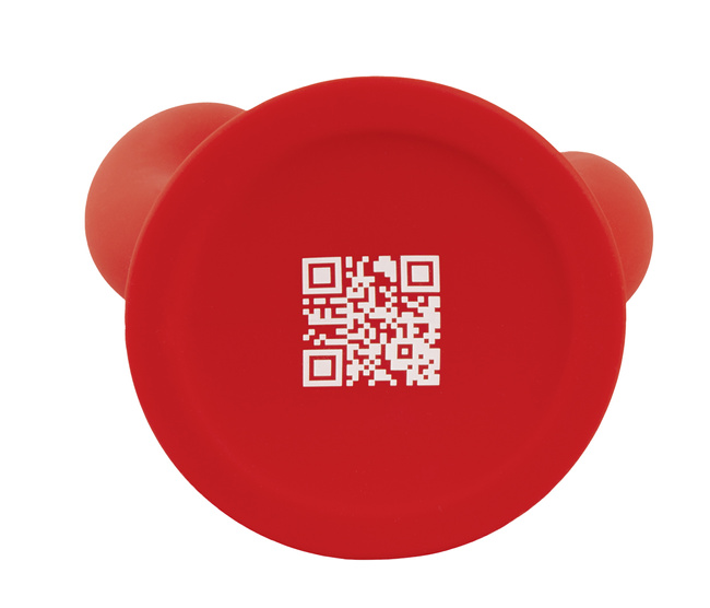 Uśmiechnięty wibrator waginalno-analny z przyssawką, 9 trybów wibracji, wodoodporny, silikon