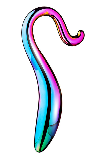 Wytworne szklane dildo analne 