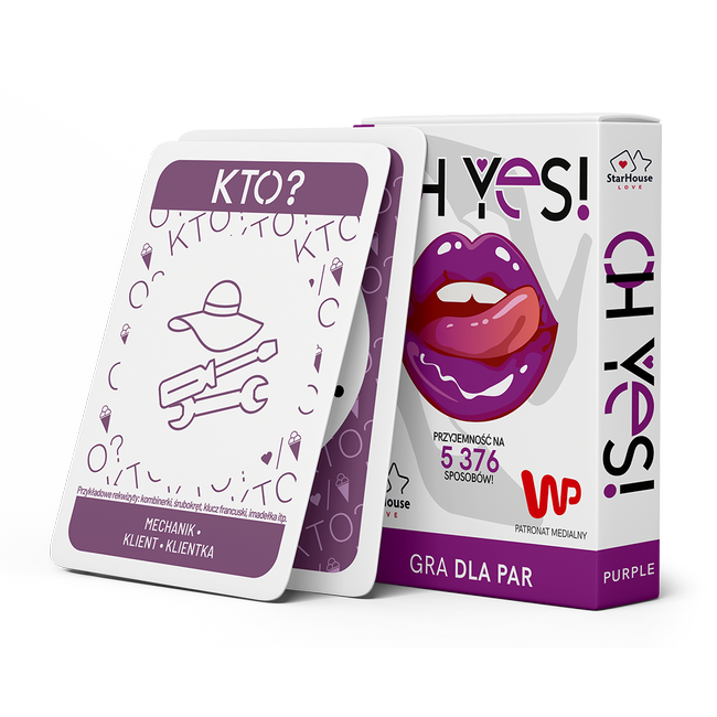 Karciana gra erotyczna dla par OH YES! PURPULE seks randka prezent