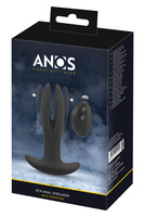 Wibrujący otwieracz pupy, dwukońcówkowy korek analny, rozwierany masażer prostaty, na pilota, wodoodporny IPX7