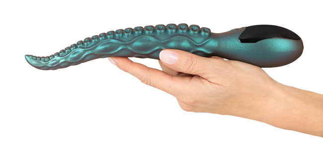 Dżinn Altherjin. Fantasy wibrator. Dł. 27,3 cm, wkładane 18,5 cm, Ø 3,7 cm. Wyświetlacz LED