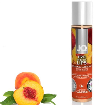 Profesjonalny lubrykant na bazie wody o smaku brzoskwiniowym System JO H2O - Peachy Lips 30 ml