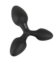 3w1 zestaw – 3 połączone korki analne Ø2,9 cm, Ø 3,4 cm i Ø 3,9 cm, bardzo elastyczne, silikon