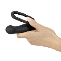 Doskonałe dopasowanie – strapon bez pasków z dającą się kształtować pętlą, dildo 11 cm, Ø max 3,2 cm