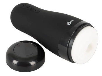 Masturbator z funkcją wibracji, ssania i ogrzewania